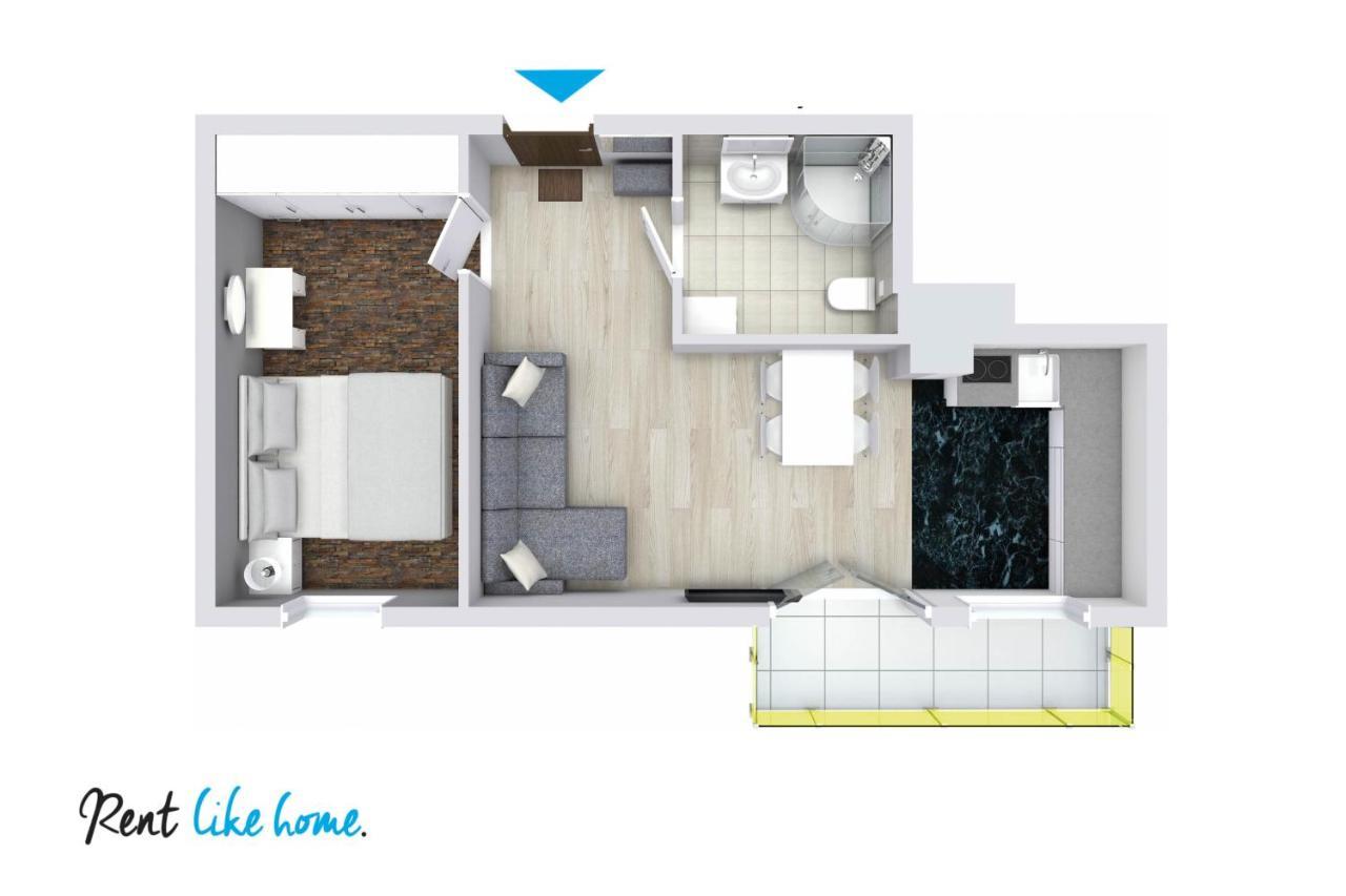 Kolorowe Balkony - Sloneczny Apartament W Miedzyzdrojach By Noclegi Renters Мендзыздрое Экстерьер фото